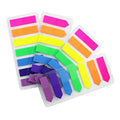 Neon Index Tabs 0.5x1.8 Inch, 560 Ct Self-Stick Tabs, 7 Bright Colors