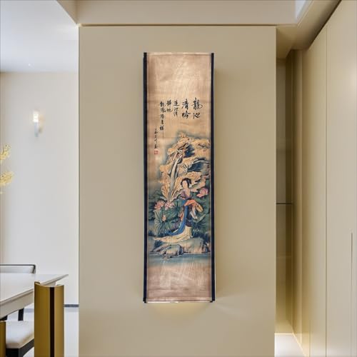 Wall Art Poster Prints Painting Paper Dragon Japan Style Geisha - color: B3