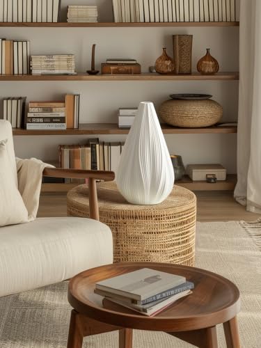 Modern Ceramic Table Lamp for Nightstand Bedroom Living Room