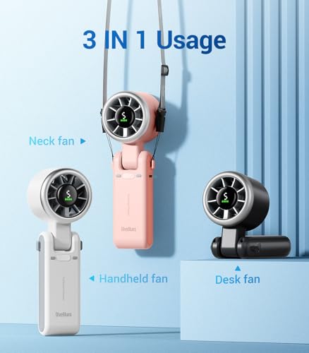 Diveblues Portable Handheld Turbo Fan - color: Obsidian black