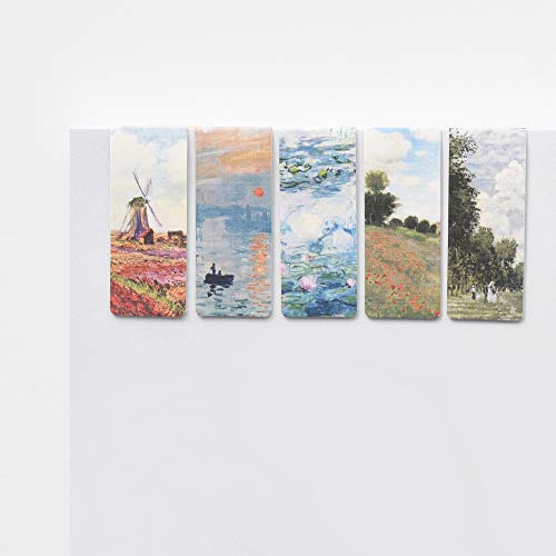 Monolike Magnetic Bookmarks Monet, Set of 5 - color: Monet