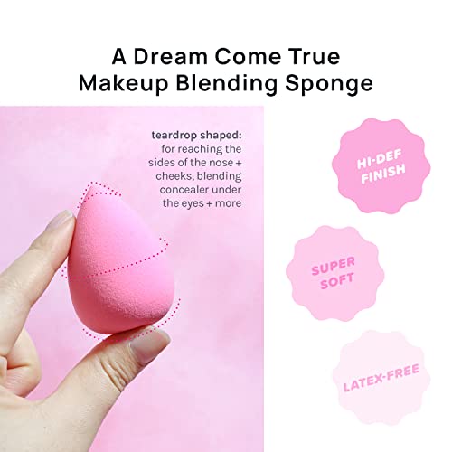 AOA Studio Collection makeup Sponge Set Latex Free and High-definition Set of 6 makeup Wonder blender For Powder Cream and Liquid, Super Soft Wonder Beauty Cosmetic - size: 6 Count (Pack of 1)