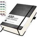 Hoci Poci 400 Pages Graph Journal Notebook, 5.8" x 8.4",100gsm, Black - color: Black, size: Squared-400 Pages (5.7"×8.3")