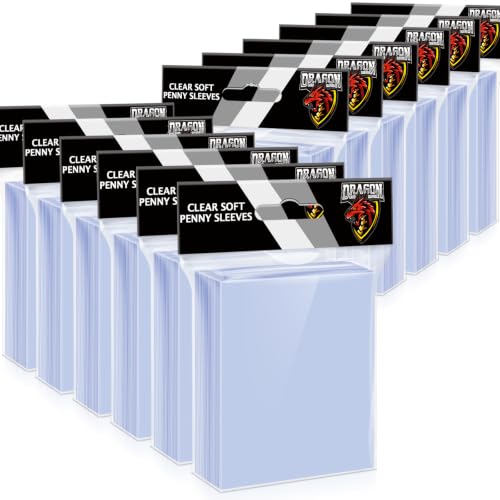 1200 Counts Card Sleeves Top Loaders for Trading Cards, Penny Soft Sleeve Baseball Card Sleeve Protectors Fit for Sports Cards, Football,Game Cards - size: 1200P