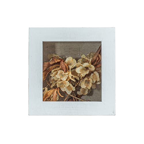 Freezing point Shadow Box Frame 5x5 Shadow Boxes Display Case with Linen Back Memorabilia Awards Medals Bouquet Photos Picture Badge Wedding Memory Box for Keepsakes Small Pin Board White - color: White, size: 5×5