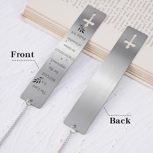 Christian Metal Bookmark Gifts - 2 Pcs I Can Do All Things - style: Christian