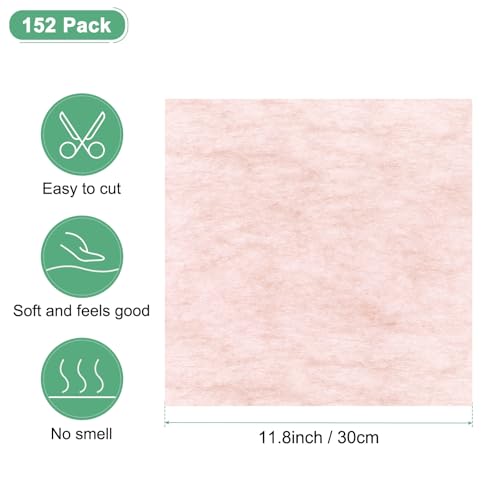 M METERXITY 152-Sheet Korean Cotton Wrapping Flower Paper, 11.8 Inch/ 30cm Waterproof Floral Wrapping Cotton Paper for Bouquets/Gift Packaging [Tender Pink] - color: Tender Pink