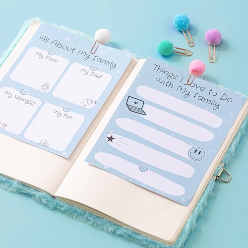HAPPY LOLLI Mint LolliME DIY Journal Kit for Tween & Teen Girls Ages 8–14, Birthday Gift, 300+ Pieces Lockable Diary Set, Arts & Crafts, Scrapbook & Creative Journaling - color: Mint LolliME