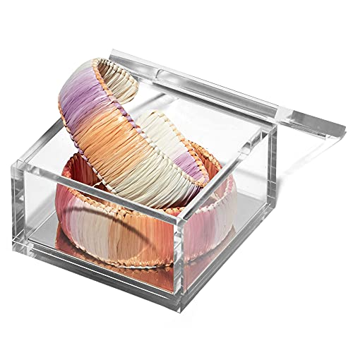 OfficeGoods Acrylic Desk Organizer with Silver Base, Small - color: Silver, size: Small