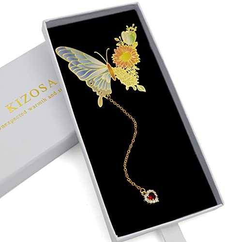 Butterfly Bookmarks for Women,Cute Funny Metal Bookmark,Unique Gifts Book Markers for Women Book Lovers,Teacher Appreciation Gifts,Valentine Mother's Day Christmas New Year Birthday Gift - color: Butterfly02