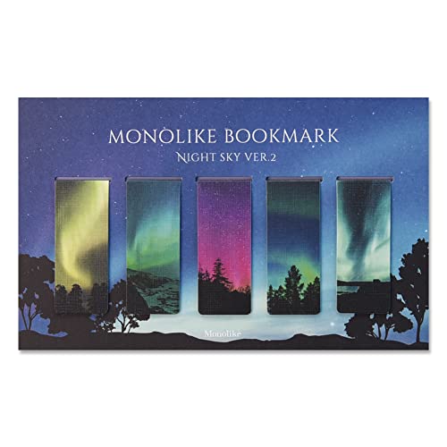 Monolike Magnetic Bookmarks Night Sky Ver.2, Set of 5 - color: Night Sky Ver.2