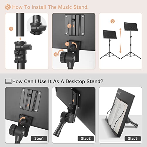 Ramzi Music Stand For Sheet Music