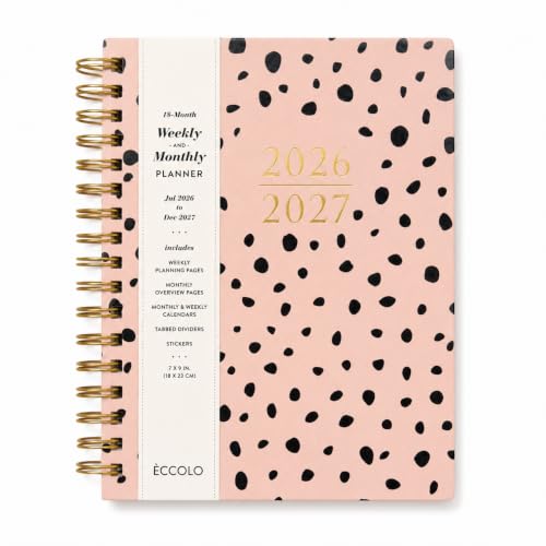 WORLD TRAVELER Academic Planner School Organizer Jul 2026-Dec 2027, 7"x9" - color: Animal Print