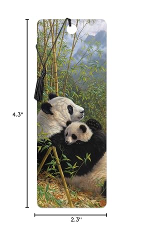 3D LiveLife Panda Bookmark - A New Dynasty Lenticular Page Marker - color: A New Dynasty