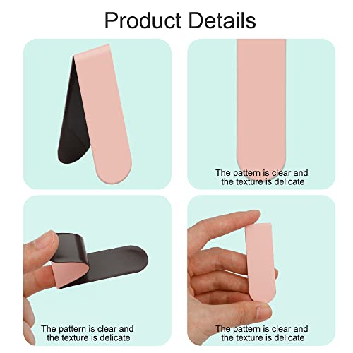Magnetic Bookmarks, 15PCS Magnetic Cute Bookmark for Teacher, Women, Men & Kids - Solid Colorful Light Bookmarks (Pack of 15) - color: Solid Color Style 1, size: 15PCS