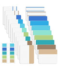 Mr. Pen- Sticky Index Tabs, 500 Pcs, 21 Sets, Colorful - color: Beach