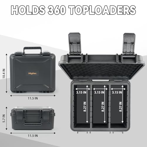 Hard Shell Toploader Storage Box for 3" x 4" 35PT Rigid Card Holder