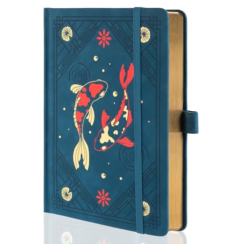 TIEFOSSI A5 Lined Journal Notebook 316 Pages for Women & Men - color: Deep Blue, size: A5-Lined