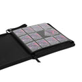 ZipBinder480, Premium 12 Pocket Trading Card Collector's Binder with 480 Slots, Side-Loading Sheets, and All-Around Zipper, Black - size: 480 Cards