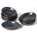famiware Ceramic Soy Sauce Dish, 2.1oz Dipping Bowl Set of 8, Matte Black - color: Matte Black, size: 8pcs
