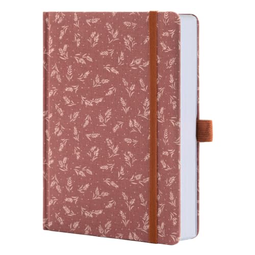 TIEFOSSI Dotted Journal for Women, A5 Dotted Grid Notebook for Writing - color: Coffee, size: Dotted