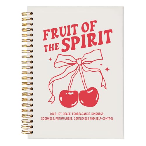 Gift for Woman Fruit of the Spirit Coquette Notebook - color: Cherry - fruit of the spirit