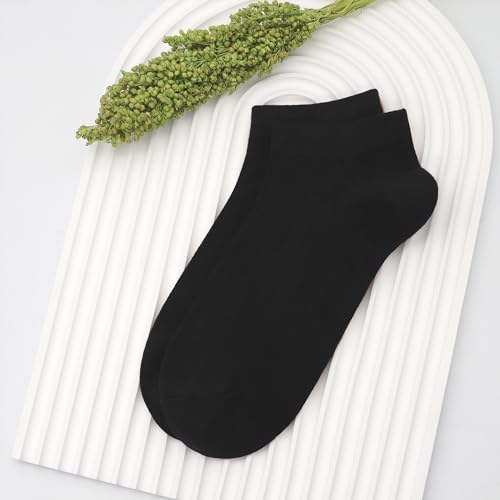 SERISIMPLE Women Viscose Bamboo Ankle Socks Low Cut Thin Sock Lightweight Pastal Color Soft Sock 5 Pairs - color: Assorted6, size: Small