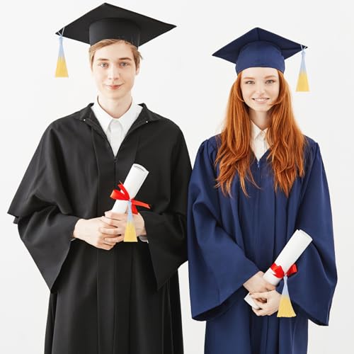 50Pcs 5 Inch Bulk Bookmark Tassel Kit for Graduation, Keychain(Blue Beige) - color: Blue&beige