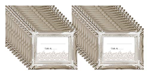 MCS Wedding Photo Frame/Placecard Holder, Rustic Brown, 24Pk - color: Rustic Brown
