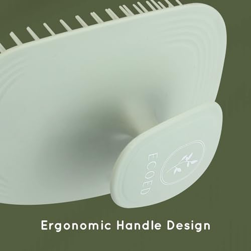 Ecoed 2 PC Scalp Massager Shampoo Brush, Scalp Scrubber & Exfoliator(Green) - color: Cobalt Green, size: 2PC