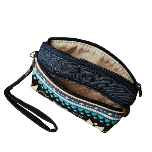 Coin Purse for Women Cute Small Wallets Change Purse Coin Pouch (denim blue) - color: denim blue