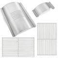 Flame Broiler Kit for Pit Boss Lexington 500 540 550 Series Cooking Grid Smoker Grill Grate Replacement Parts Pitboss Pellet Drip Tray Diffuser Heat Deflector Plate BBQ Accessories PB500NX - size: For 540 Series with Grill Grates