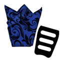 Handkerchiefs for Men with Holder Vantige Pocket Squares for Men - color: Royal Blue