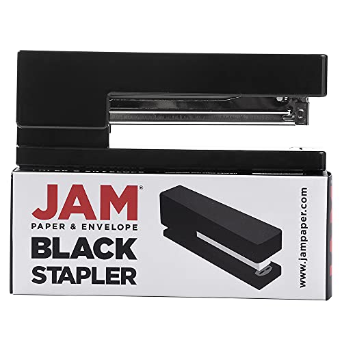 JAM PAPER Modern Desk Stapler - Black - Sold Individually - color: Black, size: Pack of 1