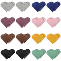 32Pcs Leather Heart Bookmarks for Women,Corner Book Marks for Book Lovers - style: 32Pcs