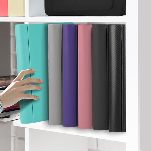 Toploader Binder, 9-Pocket 288 Cards Holder for 3"x4" Rigid Card Sleeves - color: 9Pink7
