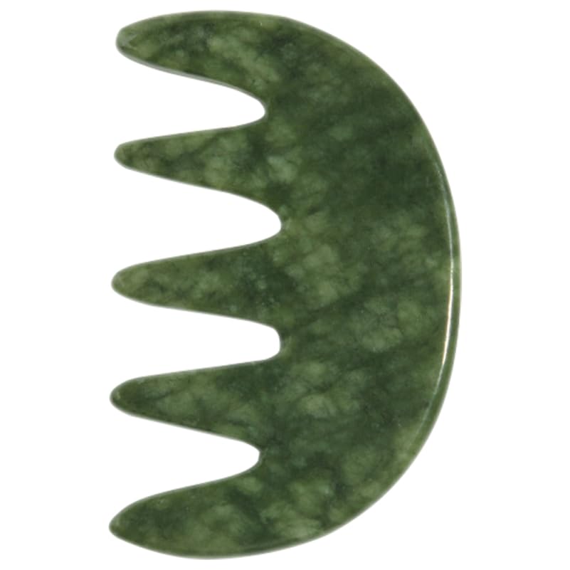 Jade Stone Gua Sha Comb,Jade Massage Comb, Scalp Massager, Massage Tools for Scalp Head Hair,Facial Manual Scalp Massagers, Like Scalp Massager Comb
