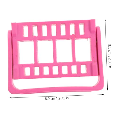 Beaupretty Nail Grinding Head Holder Manicure Grinding Tool Box with 16 Slots Portable Nail Drill Holder Organizer Case for Drill Heads Art Tools Storage Home Salon Use