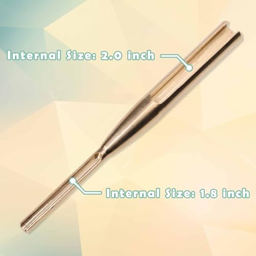 Double-Head Rosary Knotting Tool, Rosary Knot Maker Brass Tool - color: Gold