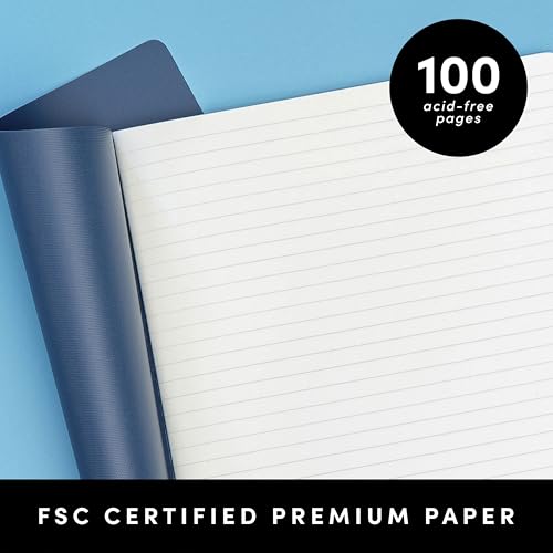 PAPERAGE Soft Cover Lined Journal Notebook, 2 Pack, (Bright Cheetah), 100 Pages, Large 7.5 inches x 9.5 inches, College Ruled, Ideal for Note Taking & Travel Journal - color: Bright Cheetah, style: Lined 100pgs (2 Pack)