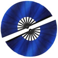 Maitys 2 Pack Foldable Fans for Rave Dancing,Dark Color,Gradient Pattern - color: Dark Color, style: Gradient Pattern