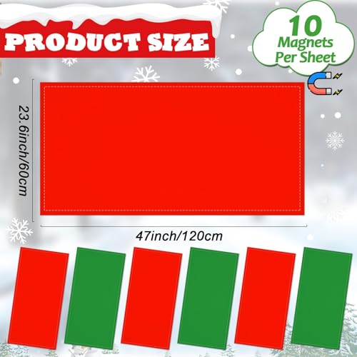 6 Pcs Fluorescent Light Covers with 60 Magnets Decorative for Classroom Ceiling Lights 4 x 2 Feet Magnetic Light Cover Filter Easy Install for Office Hospital Home Ceiling Supplies (Christmas Color) - color: Christmas