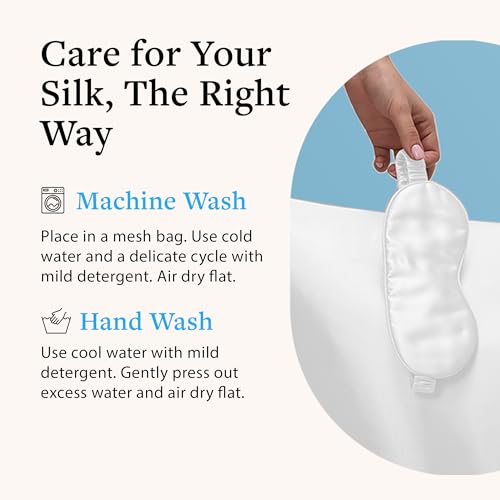 100% Silk Sleep Essentials Set in Black: Pillowcase and Eye Mask - color: Black