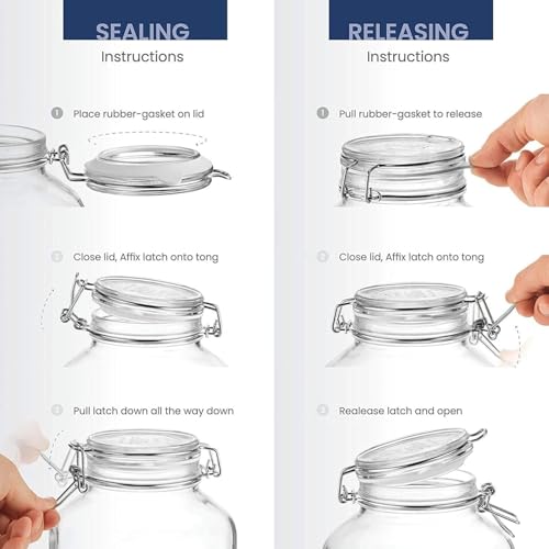 Bormioli Rocco Fido Clear Jar, 169 Oz. - color: Clear Top, size: 169 fl oz