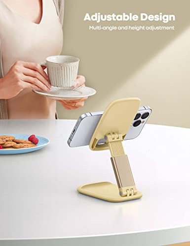 Lamicall Yellow Phone Stand for Desk - Telephone Stand Desk - color: Yellow
