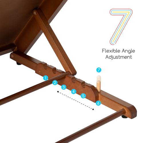 MEEDEN PRO A3 Tabletop Easel: Solid Beechwood 2-in-1 Drawing Board Stand