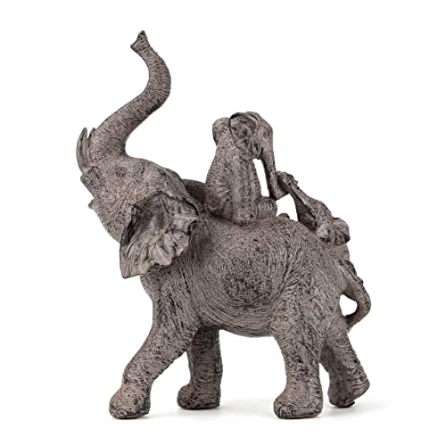 Elephant Gifts for Women, Elephant Statues for Home Living Room Decor - color: Gray