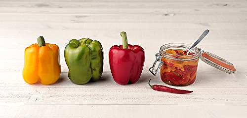 Le Parfait Super Terrine 200ml (7oz) Glass Canning Jar, Wire Bail Lid, 4 Pk - color: 200ml (Set/4)