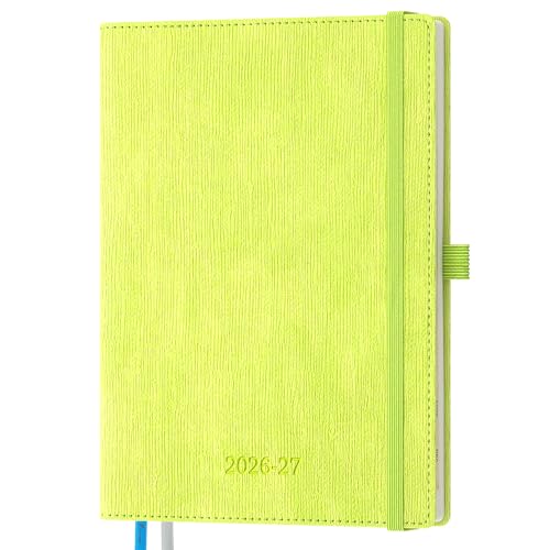 2026-2027 Weekly and Monthly Planner (Jul.2026–Dec.2027) - color: Apple Green, size: Medium-8.5" x 6.5"