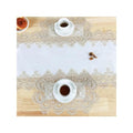Lace Placemats Set of 2 Washable Beige 12x18inch - color: Carnation-beige, size: 2pcs